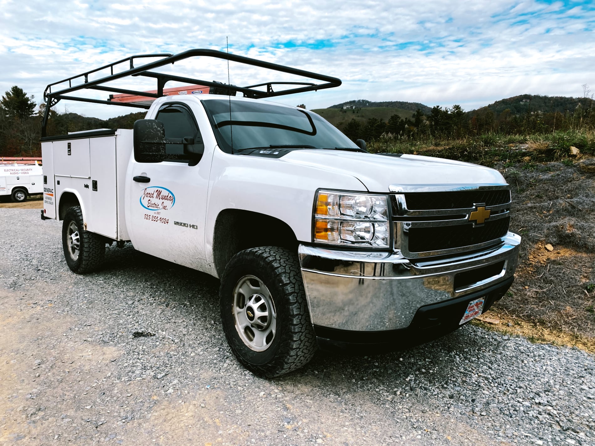 banner with JME truck